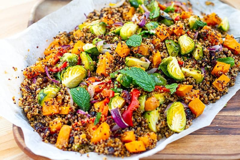 Salada de Quinoa com Legumes