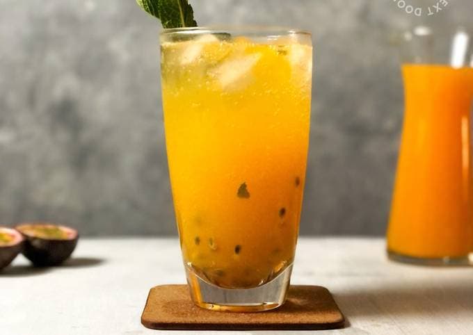 Suco de Maracujá com Hortelã